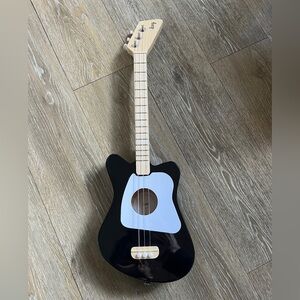LOOG mini acoustic children’s kids guitar ukulele used black